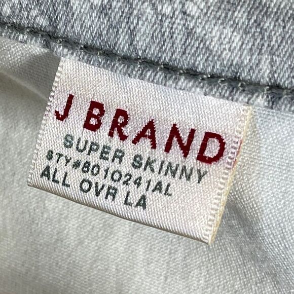 J Brand All Over Lace Super Skinny Jeans Sz 26 - Picture 4 of 11